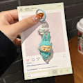 Miniatyrbillede 1 af 11: Lazy Yoga Series Mobiltelefonkæde Plys Stil Trendy Let Luksus Taskeophæng Trendy Stil Anti-drop Plush 3
