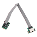Miniatyrbillede 5 af 7: M.2 1000M Ethernet Netværkskort 10M/1G/100M Enkelt Port RJ45 M.2 AE til RTL8111H Gigabit Ethernet Kort til Desktop PC