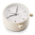Miniatyrbild 3 av 5: Tyst Väckarklocka - Analog Väckarklocka Utan Tickande med Varmt Ljus - Minimalistisk Rund{HH}