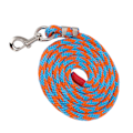 Miniatyrbillede 7 af 8: Hestetrækline, fortykket, trækbestandig nylon hesterov til husdyr, kæledyr, hestetræning, 2 meter lang, blå orange