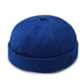 Miniatyrbillede 1 af 9: Bomuld Docker Cap Hatte ROYAL BLUE