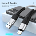 Pikkukuva 5 / 5: Nopea USB-kaapeli iPhone 13 14 12 11 Pro XS Max 5 6 7 8 Plus SE iPad Origin 3M Johdolle Matkapuhelinjohto Datalaturi Kaapeli Punainen{hh] Red 3m