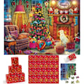 Miniatyrbilde 2 av 3: Puzzle Adventskalender 2024, 1008 puslespillbrikker 24 dager med jule-nedtelling Adventskalendere