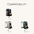 Miniatyrbillede 3 af 5: Genopfyldelig kaffekapsel til Vertuoline & Vertuo Pod, 150 ml kaffekapsler til Nes Presso Vertuo kaffemaskine{hh}