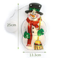 Miniatyrbillede 5 af 5: Jul 10 LED Silhuet Lys Vindue Hjemmefest Hængende Dekoration