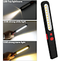 Miniatyrbillede 2 af 5: Genopladelig LED Arbejdslampe, 2-i-1 Dobbeltfarvet Inspektionslampe
