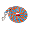 Miniatyrbillede 1 af 8: Hestetrækline, fortykket, trækbestandig nylon hesterov til husdyr, kæledyr, hestetræning, 2 meter lang, blå orange