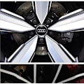 Miniatyrbillede 4 af 4: Passer til Audi hjulkapsel standard 60MM hjulkapsel (4 stk.) (Aske grå)