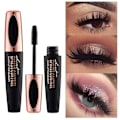 Miniatyrbillede 1 af 5: Mascara lavet af 4D silkefibre for vandfast, luksuriøs længere, tykkere, fyldigere vipper og naturligt udseende vippe extensions, 2 stk.
