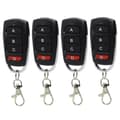 4-pack Universal Remote Controls Compatible with Garage Door, 433 MHz, Clone Remote Control Compatible with Gates and Garages, Handheld Transmitter