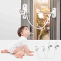 Miniatyrbild 2 av 4: st Fönsterbegränsare Lås Fönsterbegränsare Baby Fönsterlås Fönsterlås Dörrlås FÄRG: Vit