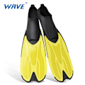 Miniatyrbilde 1 av 8: Fins profesjonelt snorkleutstyr svømmeføtter voksen svømmeføtter dykkeføtter Yellow and black Size 40-41