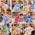 Miniatyrbillede 2 af 11: Tegneserie Kuromi dukke skoletaske vedhæng dukke plys legetøj par nøglering taske vedhæng Plush Macaron Series-Pudding Dog 11cm (with keychain)