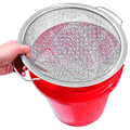 Miniatyrbilde 1 av 5: Malingfilter i rustfritt stål, malingssil, trakt, filterhette, filterverktøy, 60 mesh produkt, fw Silver