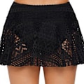 Miniatyrbillede 6 af 10: Badedragtsunderdel Bikini Blonde Shorts Nederdel SORT S Sort