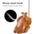 Miniatyrbilde 5 av 5: 20 stk. kjøttkroker, 22 cm kjøttkroker i rustfritt stål, kraftige S-kroker kjøttkroker for slakting, røyking, svin, kylling, fisk