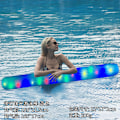 Miniatyrbild 11 av 11: Ny uppblåsbar flytande rad utomhus hopfällbar ryggstöds klämma nät flytande säng vatten uppblåsbara tillbehör loungestol flytande säng Green Pearlescent Swimming Rod EU patent CE certification