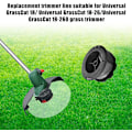 Miniatyrbillede 3 af 5: F016800570 Udskiftningsspole 16mm 6m til Bosch Universal GrassCut 18 18-26 18-260 Græstrimmer (4 spoler){HH} spools