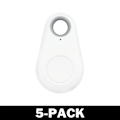 Miniatyrbild 1 av 4: GPS Mini Tracker för Hund / Katt / Nycklar Vit 5-Pack 5-Pack