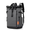 Stilfuld Skolerygsæk til Mænd og Kvinder Stor Kapacitet 30L Grå Daypack til Studerende og Kontoransatte 28x15x50cm