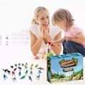 Miniatyrbild 2 av 7: Dinosaurie Adventskalender 2024 Jul 24 Dagar Nedräkning Spelfigurer Dockmodell Leksak Blind Box Överraskning Julklapp
