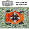Miniatyrbillede 2 af 5: 45 X Titanium knive til alle Husqvarna/automower/yardforce/gardena robotplæneklippere...{hh}