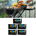 Miniatyrbilde 5 av 8: 5 stk 25g BBQ Camping Fargeflammepakker Bålfest Fargerike Flammer Fargeskiftende Pakker