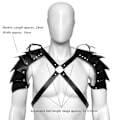 Pikkukuva 2 / 2: Double Armor - Purppura vahva miesten nahka-asu, haarniska, nahka-asu, lavaesitykset, joulupuvut, sm aikuisten lelut