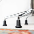 Miniatyrbild 5 av 5: Kontorsstolsfötter - Set med 5 Ersättningsfötter för Stolsfötter 10/22 mm - Stabila och Tysta Stolsben för Hårda Golv