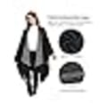 Miniatyrbillede 3 af 6: Poncho Dame Vinter Varm Elegant Poncho Plaid Poncho Frakke Strikket Poncho Jakke Vinter Poncho Tørklæde Kvinde Gave til Fødselsdag Jul