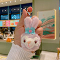 Miniatyrbillede 1 af 11: Tegneserie Kuromi dukke skoletaske vedhæng dukke plys legetøj par nøglering taske vedhæng Plush Lulu small pendant (about 8cm) 11cm (with keychain)