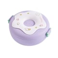 Miniatyrbild 1 av 8: Lunchbox för barn, skolbarn, mellanmålslåda, donut, läcksäker Purple