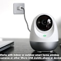Miniatyrbillede 7 af 9: Super Langt USB til Micro USB Opladerkabel til Termometer/Kamera Lang Holdbar Opladerledning Spændingsforstærker 15 Meter