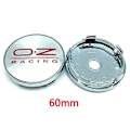 Miniatyrbilde 5 av 5: 4 stk 56mm 60mm 65mm 68mm Bil Hjulsentrum Navkapsler For Felgdekning Auto OZ Racing Logo Badge Emblem Eksteriør Styling Tilbehør 56mm Silver Red