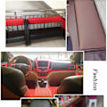 Miniatyrbillede 6 af 7: INF Selvklæbende Reparationslap Kunstlæder 50x138 cm{HH} Dark brown