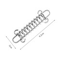 Miniatyrbillede 3 af 5: stk markise beslag sæt spændingsfjeder, legeringsfjeder markise fjeder spænde, kraftig solsejl fastgørelsessæt{HH} 4Pcs