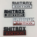 Miniatyrbild 2 av 5: 1X 3D ABS Emblem SHITBOX EDITION Märke Bil Bakre Sida Dekal