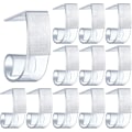 Miniatyrbillede 1 af 5: 25 Stk. Bordkirtelclips SMC Model Plastik Bordduksclips 3,8-5,1 cm med Velcro til Møder Fester Indendørs Udendørs Begivenheder