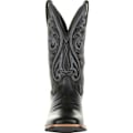 Miniatyrbilde 4 av 5: Cowboyboots med bred firkantet tå for menn og kvinner, svart{HH} black EU 41