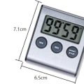 Miniatyrbild 3 av 6: Kökstimer med stor LCD-display, digital kökstimer för