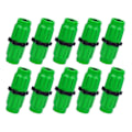 Miniatyrbilde 1 av 5: Reparasjonssett for utvidbar hageslange, 10 stk. Dobbelkanal Slange Hun Hann Koblinger Lommer Slange for 3/ Green