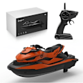 Miniatyrbilde 1 av 7: Radiostyrt racerbåt / RC-motorbåt, - Radiostyrt ed