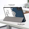 Miniatyrbild 4 av 5: Målat läder smart fodral för Xiaomi Redmi Pad Pro 12.1 Multicolor