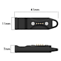 Miniatyrbillede 4 af 5: Til Polar Pacer/Pacer Pro Oplader Micro Strømadapter 4-Pin Stik Konverter