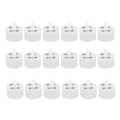 Miniatyrbilde 1 av 5: 18 stk. Solcelleoppladbare LED-varmelys, flimmerfrie utendørs LED-lys, vanntette, oppladbare lys (1,5 x 1,4)