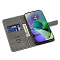 Miniatyrbillede 2 af 5: Motorola Moto G24 Power Etui Wallet Stand Læder Telefon Cover 3D Mønster Print Sommerfugl