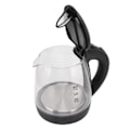 Miniatyrbilde 4 av 8: Elektrisk glasskjele 2000W Høy effekt 1L Stor kapasitet Automatisk avstenging Blått lys Kjele EU-plugg 220‑240V 1.2