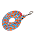 Miniatyrbillede 8 af 8: Hestetrækline, fortykket, trækbestandig nylon hesterov til husdyr, kæledyr, hestetræning, 2 meter lang, blå orange