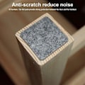 Miniatyrbillede 3 af 5: Møbelfilt, 5 ruller selvklæbende filt (100 * 2 cm) kan frit klippes i enhver størrelse eller form, skridsikker filtpad til sofa, stol, bordben