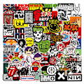 Pikkukuva 1 / 5: 200 bänditarraa, rock and roll -musiikkitarrat, punk rock{HH}